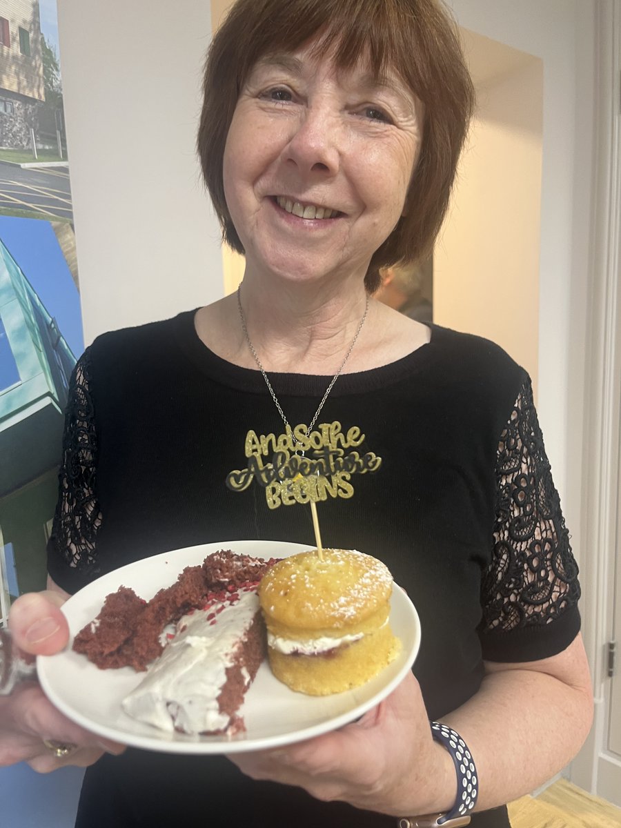 BowkerSadler's tweet photo. 🎉 Happy Retirement, Julie! 🎉
After an amazing 20 years at Bowker Sadler, it’s time to say a fond farewell to our brilliant Julie.
Julie, we can’t thank you enough for your dedication, hard work, and wonderful sense of humour over the years. #ThankYouJulie #RetirementTime https://t.co/JqOBTEGanv