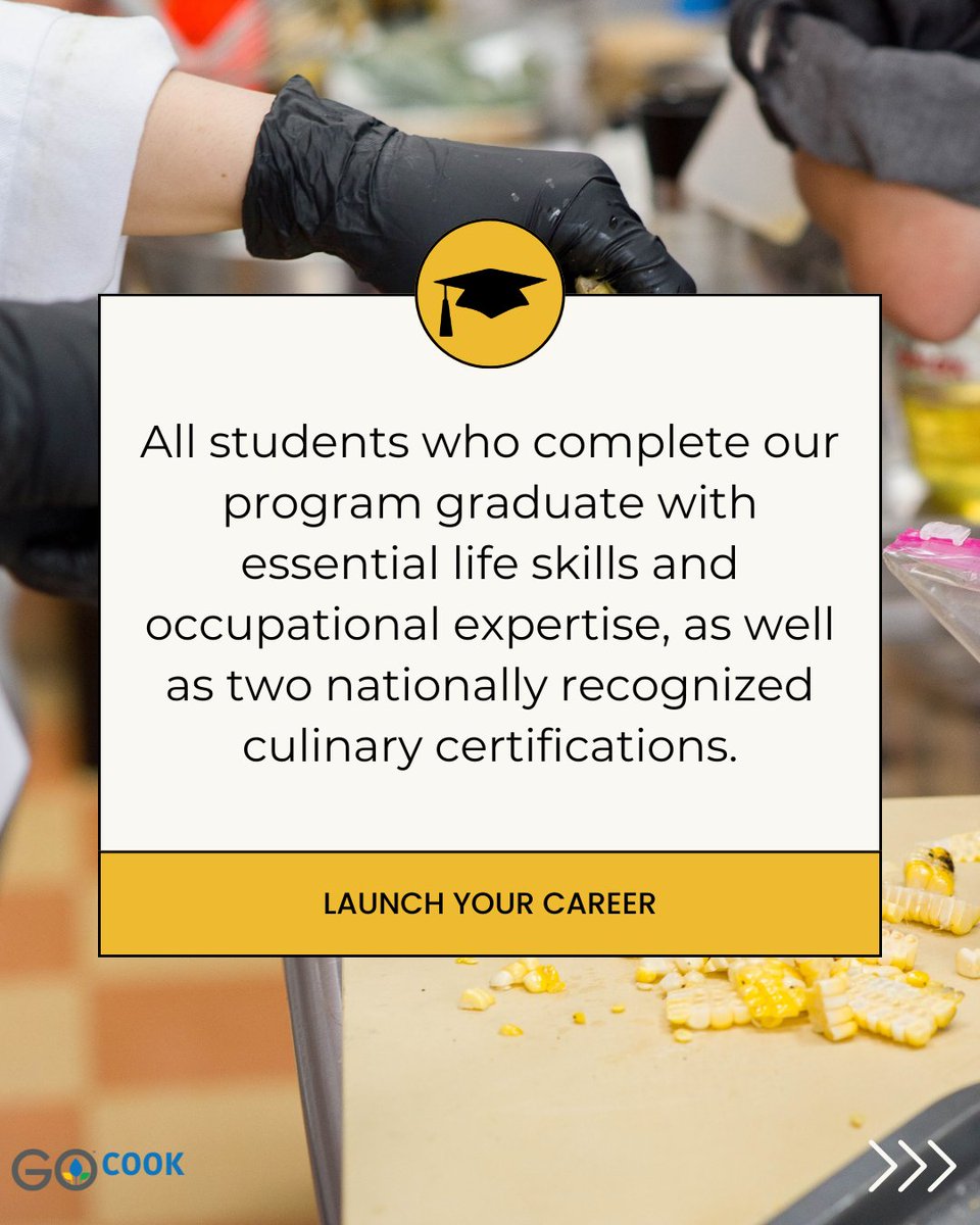 CulinaryAB's tweet photo. What exactly do we offer students in the GoCook Training Program? We Offer Our Students…

✍🏽Apply to our GO Cook Training Program Today https://t.co/ZcDuhZfUP6
