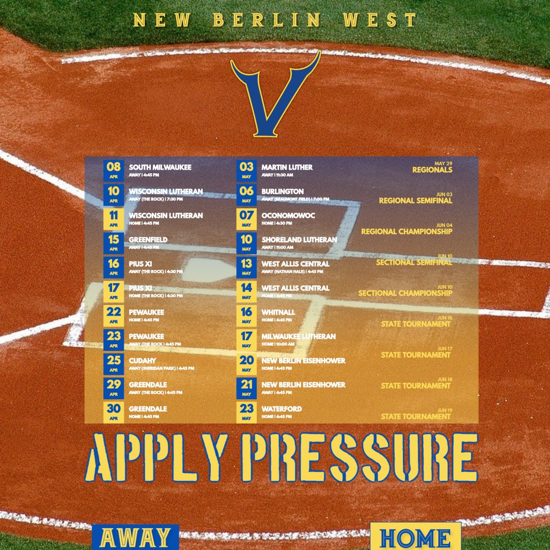 New Berlin West Baseball tweet media