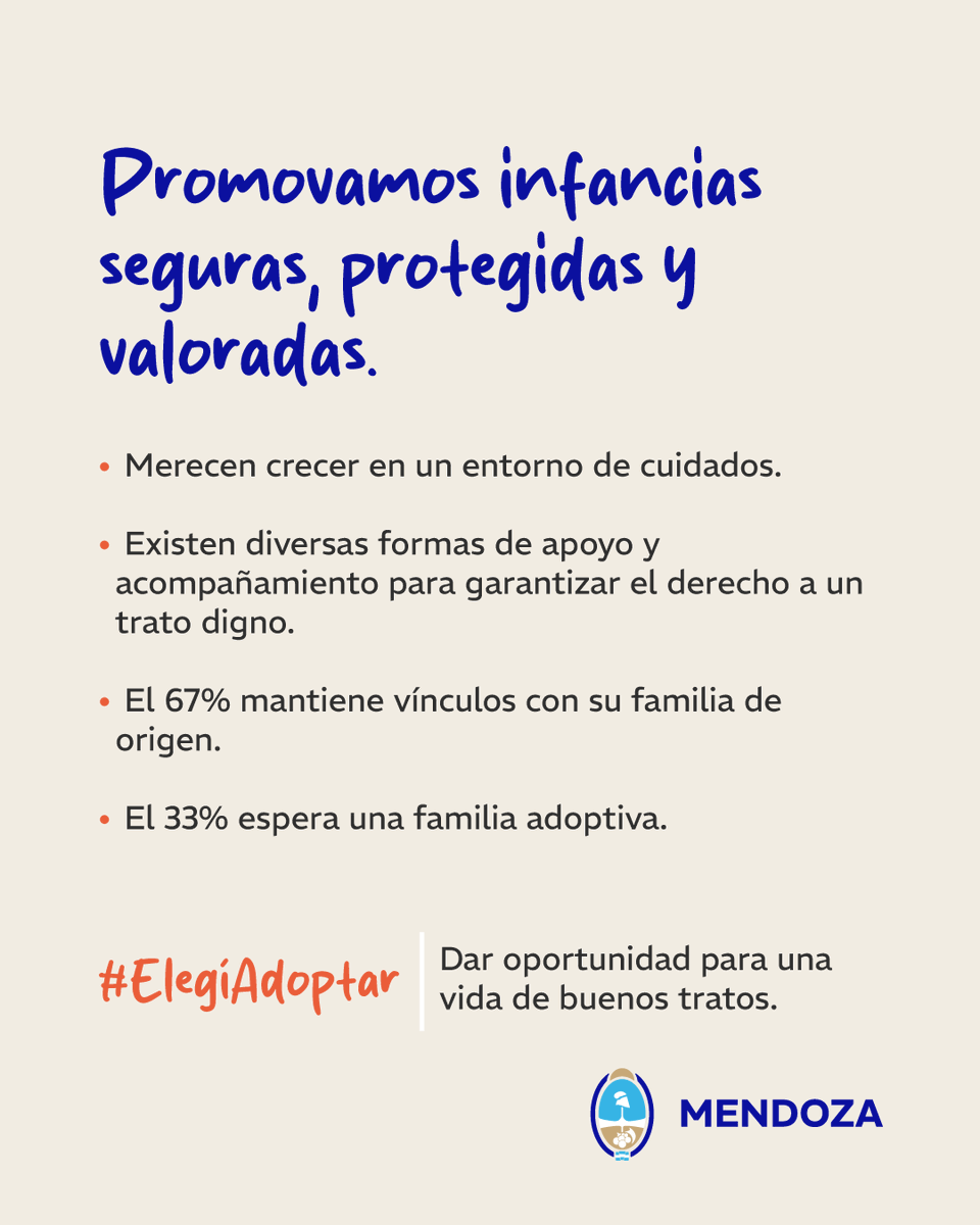 educultuydge's tweet photo. 👶🏻Todos los niños, niñas y adolescentes merecen crecer en una familia, rodeados de amor y libres de violencia.

Vos podés ser parte del cambio. Informate, sumate y ayudemos juntos a construir nuevas historias familiares 👨‍👩‍👧‍👦 https://t.co/9MtNDDdTDz