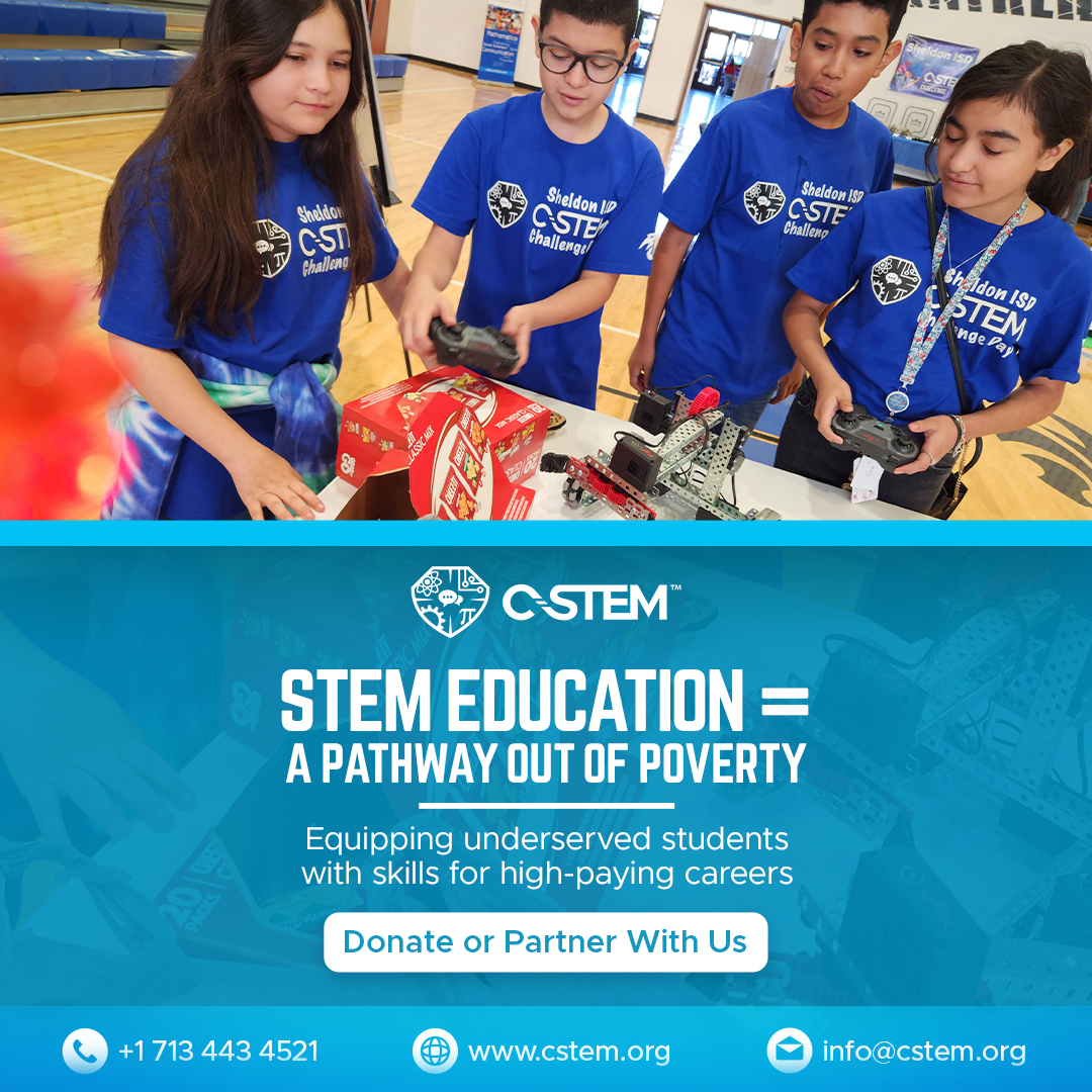 STEM = A pathway out of poverty! We empower students with the skills to succeed in high-demand careers. Join us in making an impact. 🌎💡 #NoPoverty #QualityEducation

cstem.org/giving-campaig…
