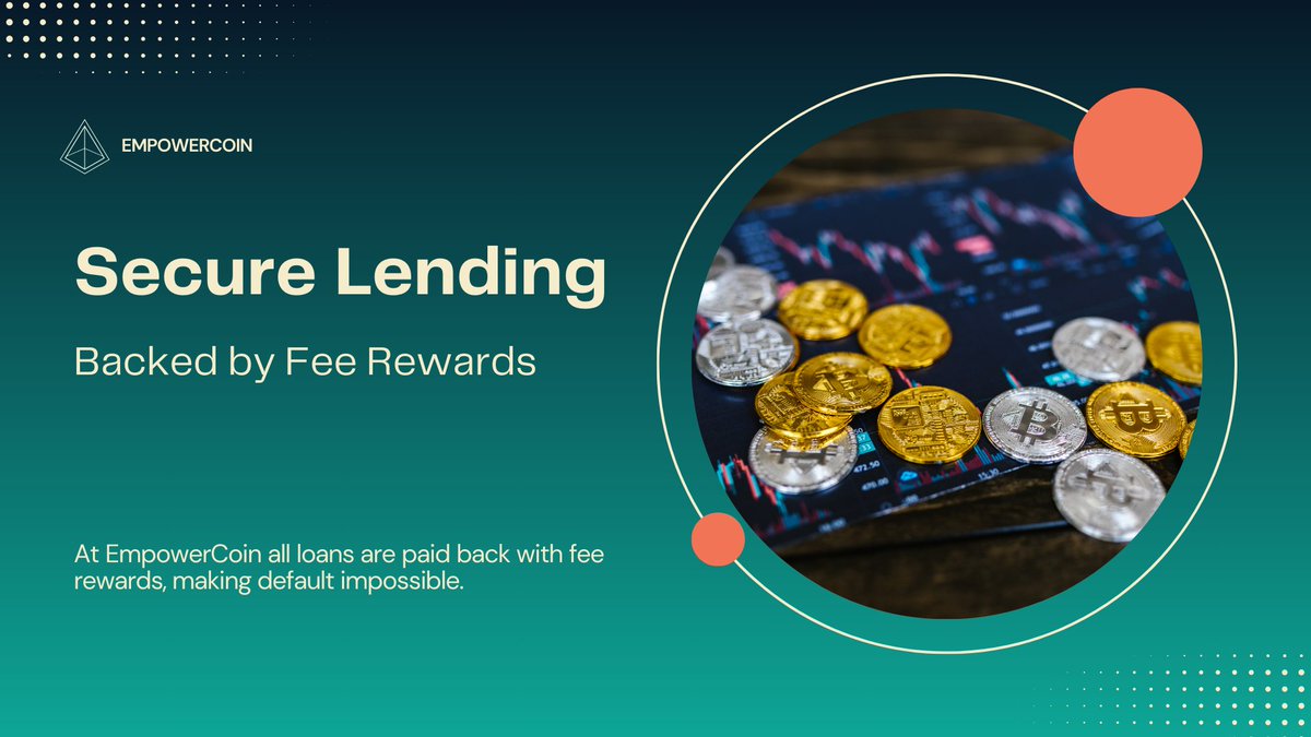 empowercoin's tweet photo. Why Empowercoin stands out:
Our lending rewards are 2x the industry average, meaning more crypto in your wallet while you sleep.
Built for holders, not banks. Got questions? Hit us with them below!
#BTC #ETH #EMPC #USDC https://t.co/UMYV0oAAOa