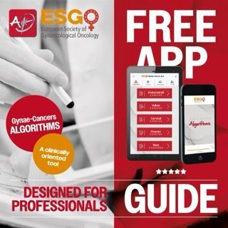 The ESGO Algorithms App is a free, practical, easy-to-use interactive guide based on the latest available recommendations of the complete ESGO clinical practice guidelines, all of which are developed by panels of international experts and reviewers. 

Search for “ESGO” on your