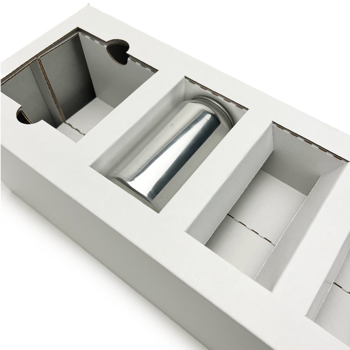 Fantastapack's tweet photo. PR boxes are the perfect way to generate buzz! We recently collaborated with a design agency to craft a custom can insert that enhances protection while elevating the unboxing experience. Launching something new? Fantastapack Pro is ready to help design your custom packaging! https://t.co/t9SUGp7YPm