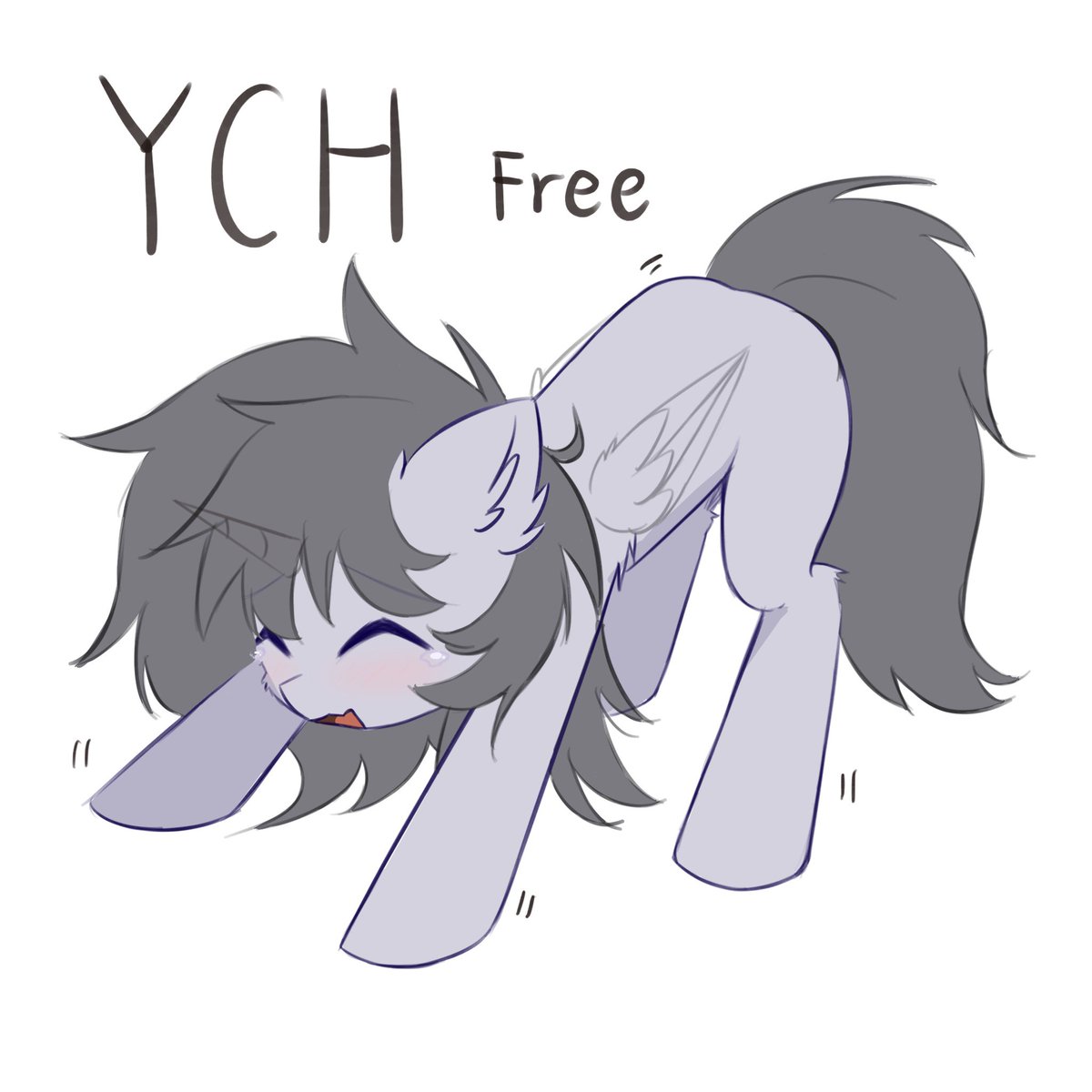 YCH free raffle part2 - yawning pony?(idk lol)
As last time, comment with ur oc pic to join!
End this weekend!

(I firstly wanna change my code to detect repost users for lottery but I just turned lazy lol)