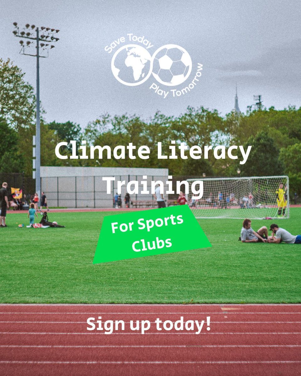 🌱 Sign up for our Carbon Literacy course, designed for grassroots sports clubs, &amp; enter a prize draw for a Kitlocker voucher!

🗓️ Dates: 28/29 April
⏰ Timing: Two evening sessions
🎯 For anyone involved in community-led sport.

What you'll learn:
• Practical steps to reduce