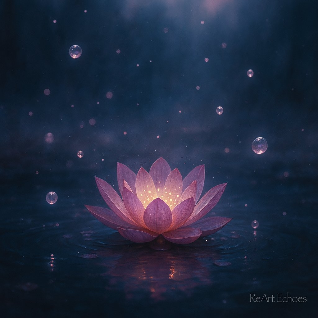 reart_echoes's tweet photo. 🌸 A lotus glows in still waters, circled by light.
Peace breathes. Beauty answers.
░R░e░A░r░t░ ░E░c░h░o░e░s░
#ReArt #Echoes #AIart #CrystalLotus #RenacerInterior https://t.co/ehyfj9PDBe