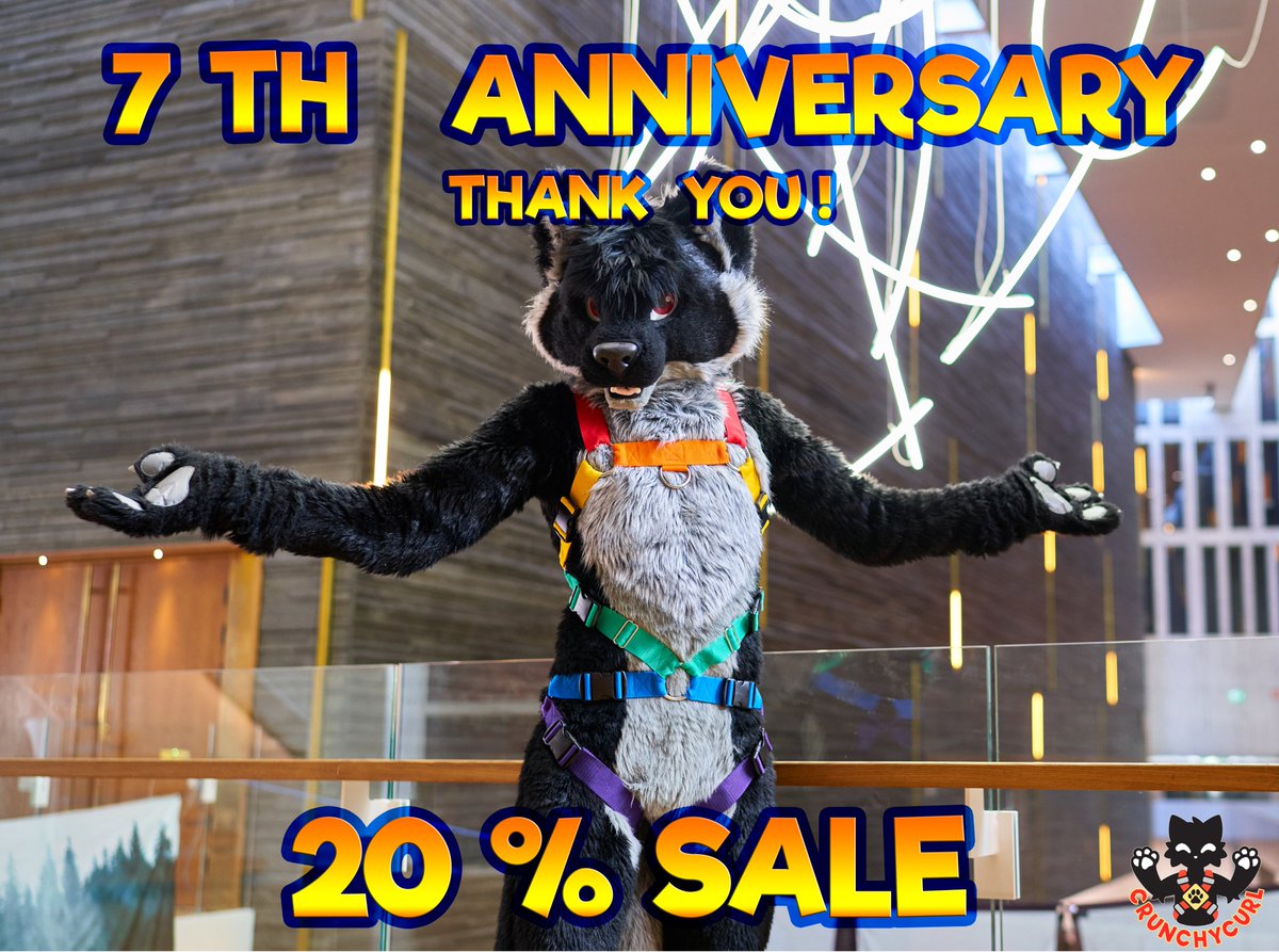 🎉 7th Year Anniversary &amp; 20% SALE 🎉

Already 7 years since Crunchycurl launched! 

It has been an amazing time and that's only because of all of you, thank you very much! ❤️

Also celebrating with a big SALE! 20% OFF! 🔥 (Ends Apr 7th)