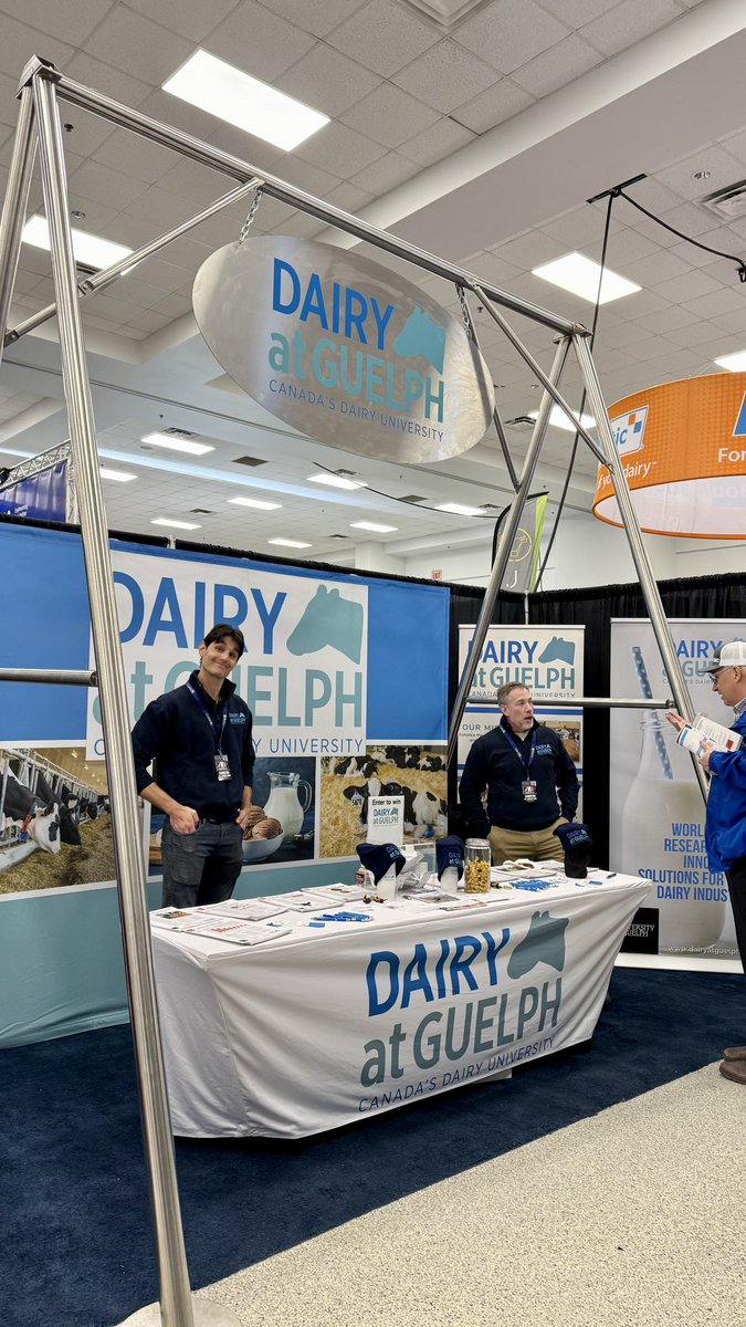 We are set up at Dairy XPO in Hall 1 of the Stratford Rotary Complex! 

Come say hi, chat with us about dairy research, and enter to win a prize 🐄