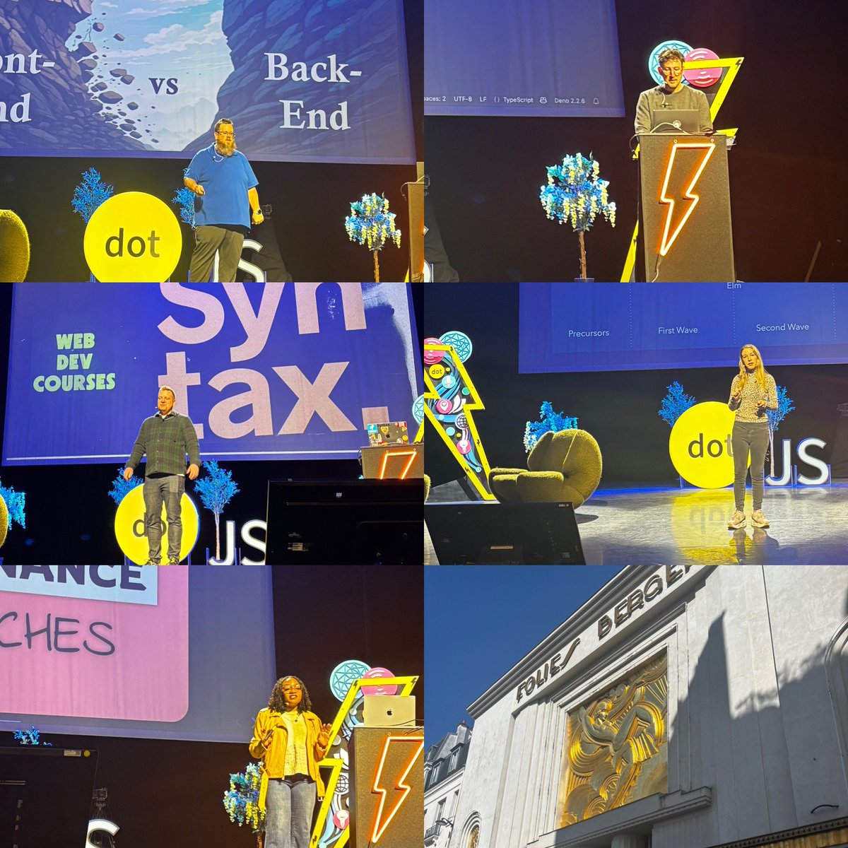 nessrinebm's tweet image. Live from @dotJS rehearsals in sunny Paris. 

No spoilers here, but from what I’ve seen the talks will be amazing!! 👀 

Can’t wait! 
#dotJS2025