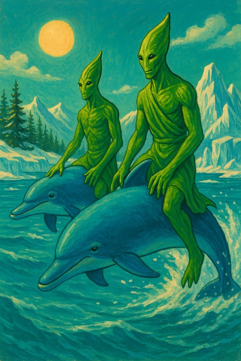 🚨BREAKING: <a href="/elonmusk/">Elon Musk</a> SpaceX crew completes polar orbit.
Still no sign of the lush, hidden paradise of Greentaria, where the sun never sets and the locals—12-foot-tall beings known as the Chlorophyllians—ride glacier dolphins and have transcended the need for pants.