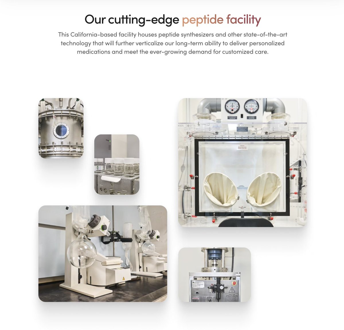 himshouse's tweet photo. $HIMS recently dropped a new "American Made" page on its website, featuring the new California peptide facility. Whatever happens this afternoon in the Rose Garden, odds are $HIMS will be prepared. https://t.co/Gkz3nwY4Vc