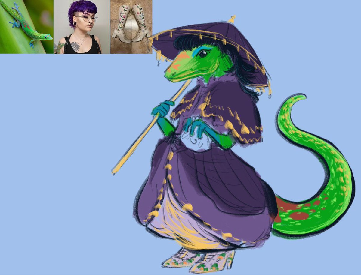 My results from the Art Randomiser last night with Kaijufluffs and TootyMcNooty!
Huge fan of the frog we got.
