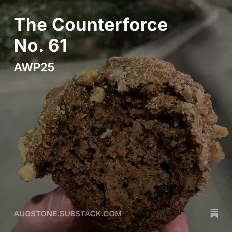 Aug Stone (@augstone) on Twitter photo I wrote about the fantastic, exhausting, & inspiring time I had at AWP25
#awp #awp25 #books
<a href="/kylerseibel/">kyle r seibel</a> <a href="/kevinrmaloney/">Kevin Maloney</a> <a href="/emilylauracosta/">emily laura costa</a> <a href="/brianalanellis/">Depressed Writer Asshole</a> <a href="/MaudlinHouse/">Maudlin House</a>
augstone.substack.com/p/the-counterf… I wrote about the fantastic, exhausting, & inspiring time I had at AWP25
#awp #awp25 #books
<a href="/kylerseibel/">kyle r seibel</a> <a href="/kevinrmaloney/">Kevin Maloney</a> <a href="/emilylauracosta/">emily laura costa</a> <a href="/brianalanellis/">Depressed Writer Asshole</a> <a href="/MaudlinHouse/">Maudlin House</a>
augstone.substack.com/p/the-counterf…