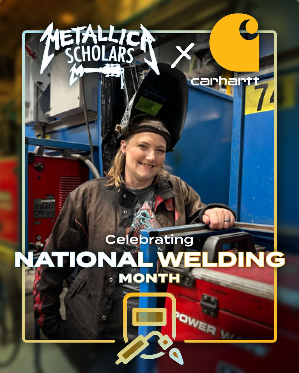 AWMHFoundation's tweet image. After landing on the floor of the welding department in a temp job, Krista soon realized that she’d found her calling &amp;amp; needed the training to grow in her new field. She discovered @grcc’s #MetallicaScholars Welding Boot Camp &amp;amp; dove right in, intent on mastering the fundamentals.