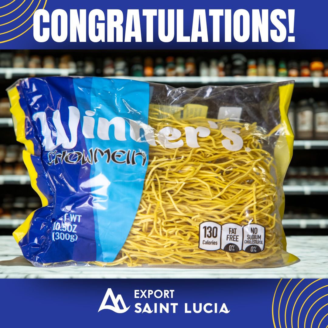 ExportStLucia's tweet photo. From Saint Lucia to Antigua—Winners Chowmein proves why winning is in their name! 🏆🍜 Congrats on this exciting export! 🇦🇬✨ #WinningTaste #ExportingSuccess https://t.co/cVRT6e0Szj