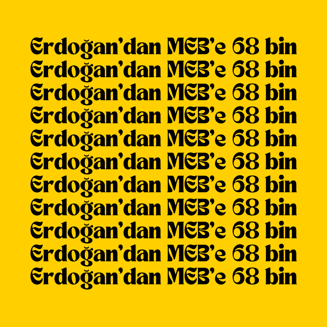 Böylesine kıymetli meslek grubu olan Ögretmenlik mesleğinin üzerindeki umutsuzluk bulutları kaldırılmalıdır. 

<a href="/RTErdogan/">Recep Tayyip Erdoğan</a>
<a href="/Yusuf__Tekin/">Yusuf Tekin</a>
<a href="/EmineErdogan/">Emine Erdoğan</a>
<a href="/_cevdetyilmaz/">Cevdet Yılmaz</a>
#ErdoğanEğitime68BinÖğretmen