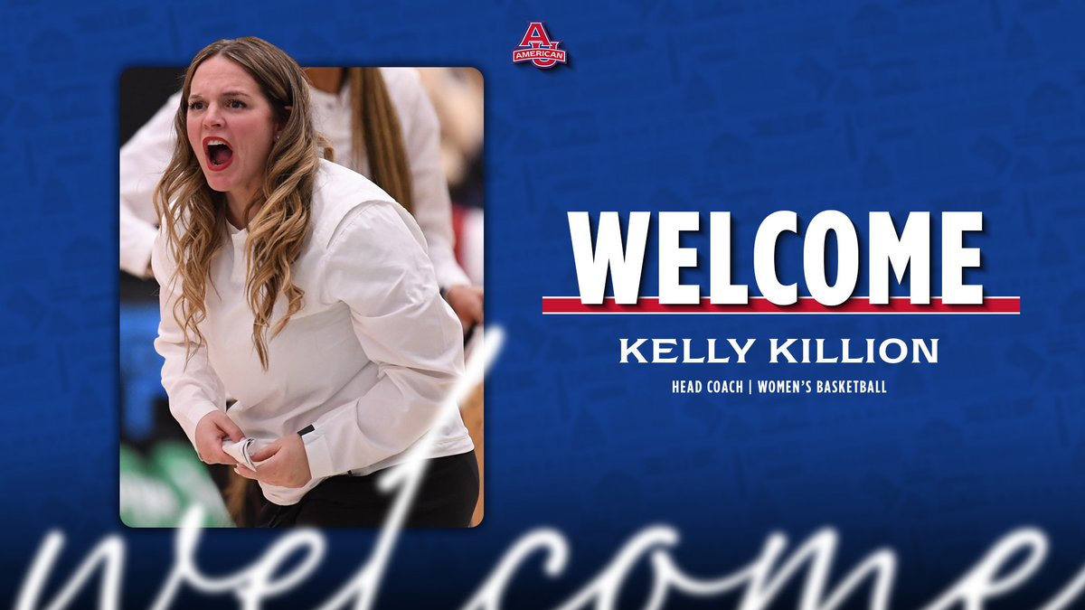 The next chapter starts now. 🏀

Welcome, Coach Killion!

From the Ivy League to the District—Kelly Killion comes to AU after nine years at Penn including three as associate head coach. We are thrilled to welcome Coach Killion and her family to AU!

📰 aueagles.link/coach-killion