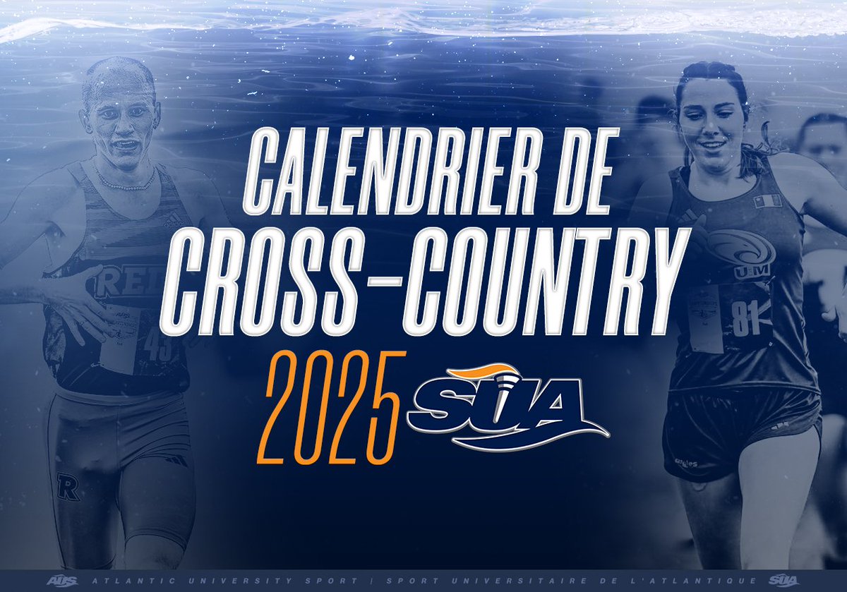 Mark your calendars! The 2025 AUS cross country season schedule is set.🏃

Details here: atlanticuniversitysport.com/sports/wxc/202…