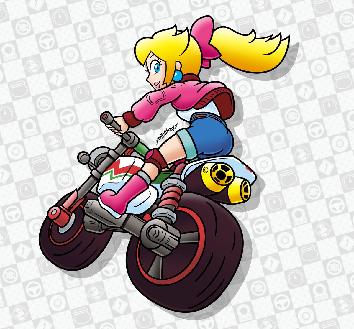 DocShoddy's tweet image. PRINCESS PEACH BIKER SHORTS
#NintendoDirect #NintendoSwitch2 #MarioKartWorld