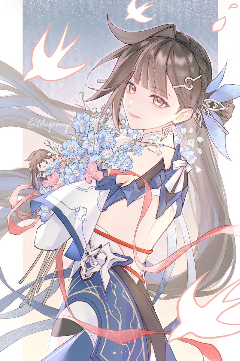 NappppTT's tweet image. — 剔透如蓝玉，飘飖如月痕 —
生日快乐，李素裳 ～！💙💙

#崩坏3rd 
#崩壊3rd
#HonkaiImpact3rd