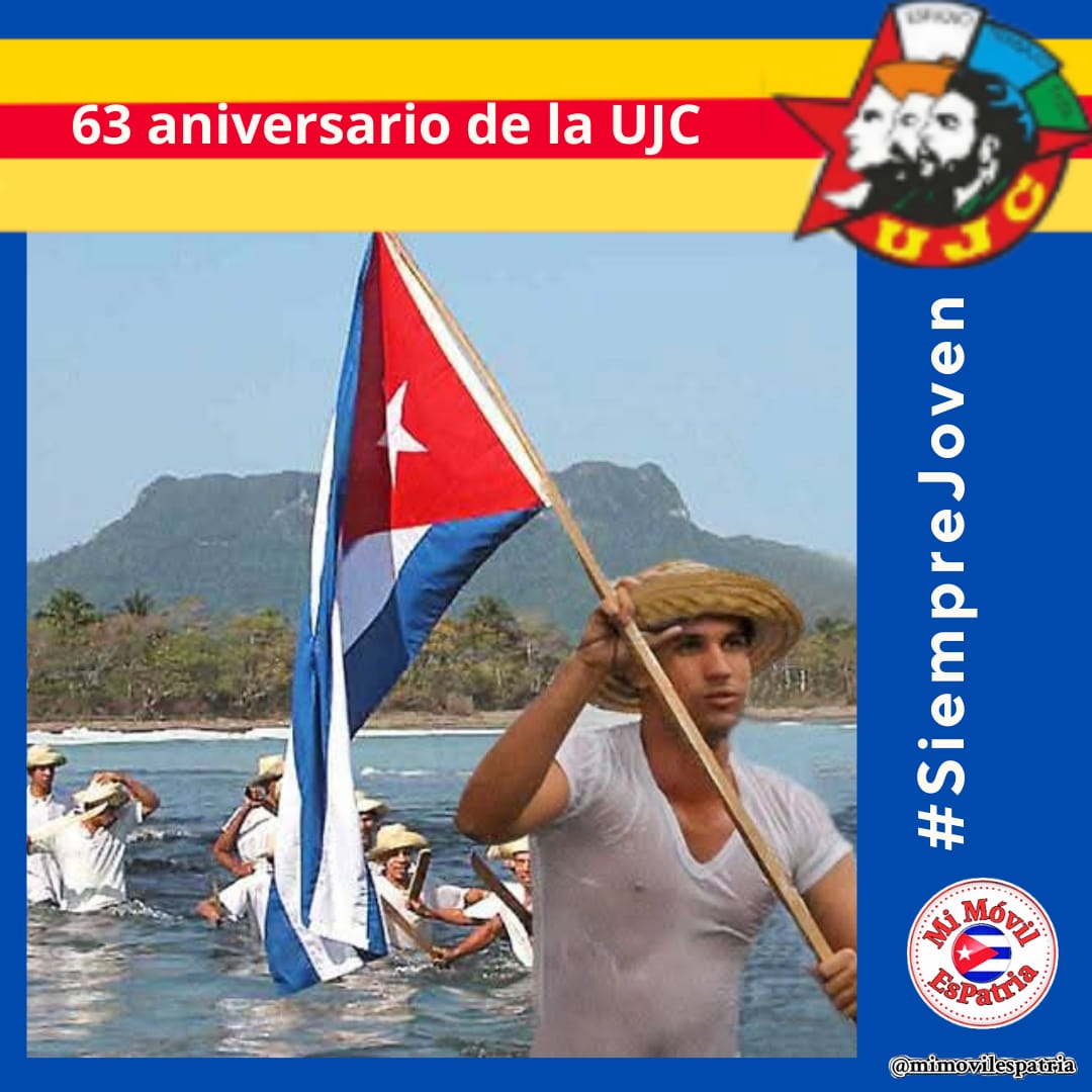 Nuestra juventud al frente siempre.
#CubaVencerá
