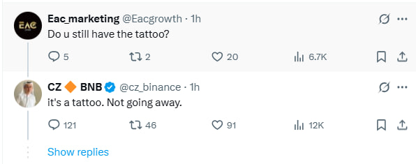 🔶 BNB tweet media