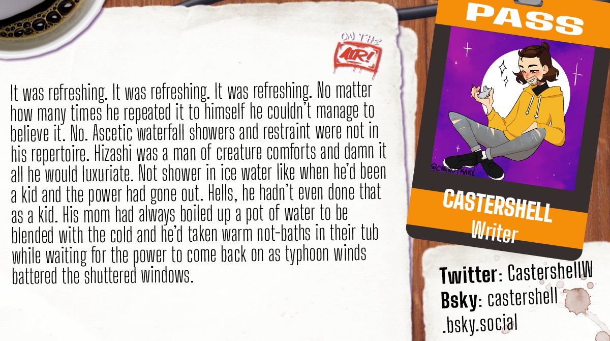 On The Air! A Present Mic Zine - Production tweet media