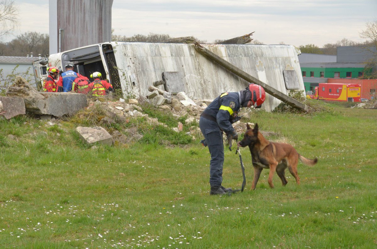 SecCivileFrance's tweet image. 👨‍🚒 Top départ pour la reclassification #INSARAG de l&apos;@uiisc1 qui se déroule en ce moment à #Sancoins.

🚨 Pendant plus de 30h, les équipes seront évaluées sur leurs capacités en matière de recherche et de sauvetage, en conditions réelles.

🇺🇳 La classification Insarag…