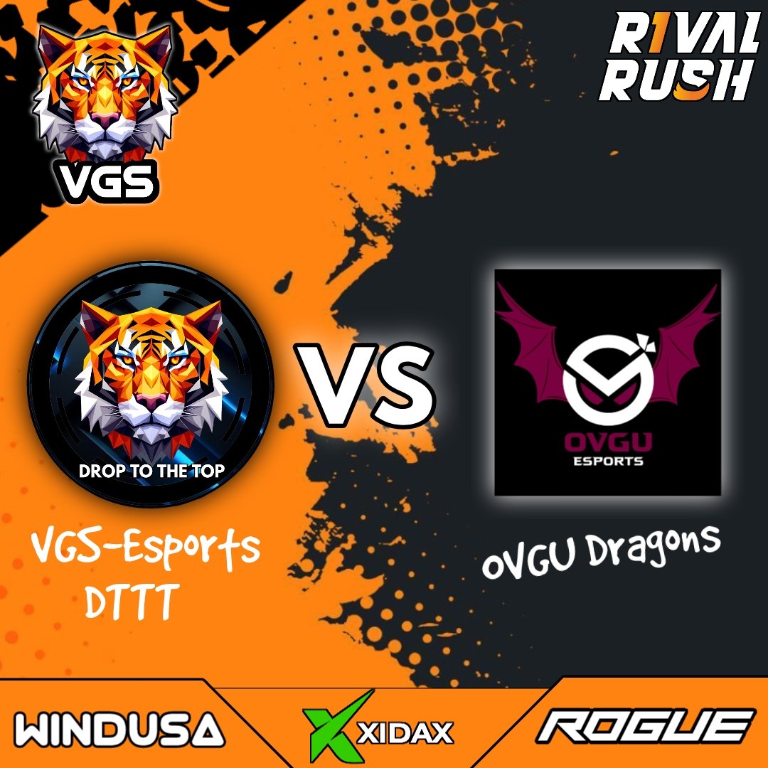 Geht die ungeschlagene Season weiter? 🔥
Schaut gleich rein! 🐯
🔸️
RIVAL RUSH DIV6 
🆚️ OVGU Dragons
🗓 2.4.2025
🕑 19:00
🎙 Amarox
🔴 twitch.tv/vgs_esports 
🔸️
#vgs #vgsesports #esports #rr #rivalrush #rocketleagueat #rocketleaguede #rocketleagueesports  #rocketleague