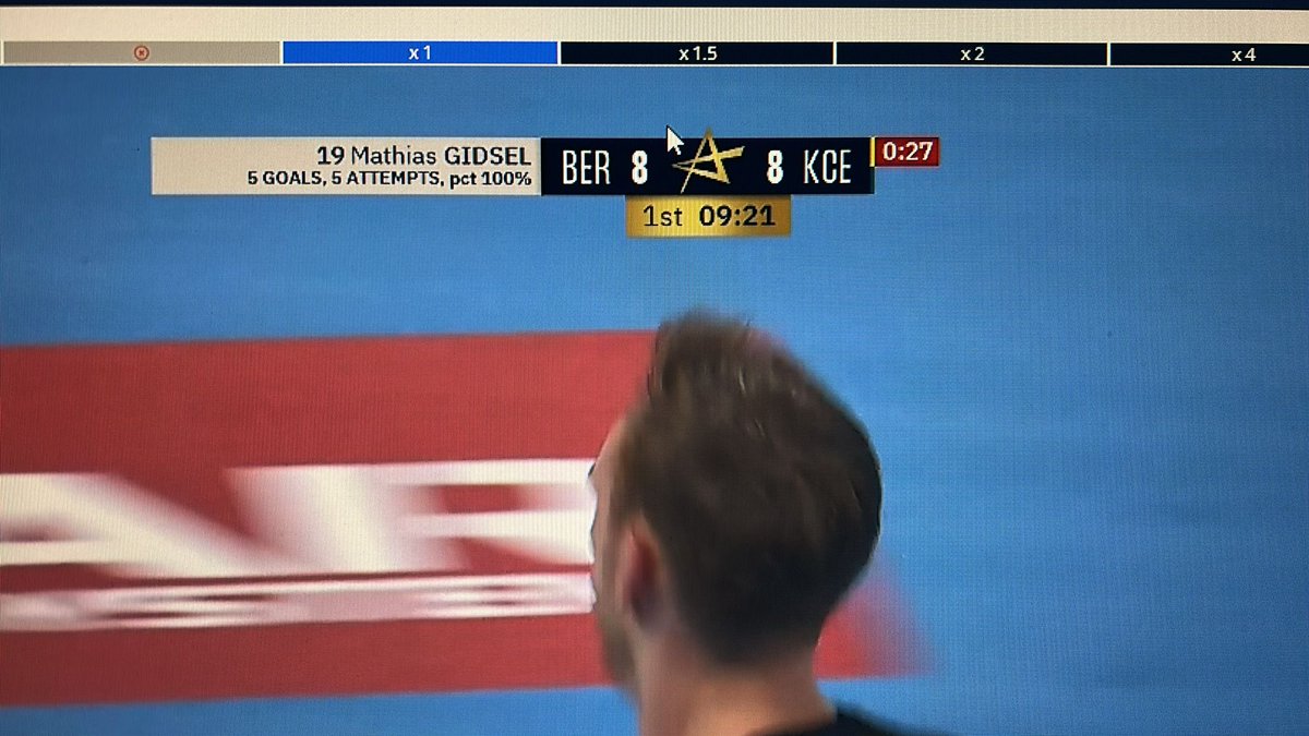 Arranco tranca Gidsel…. En 10’ 5/5