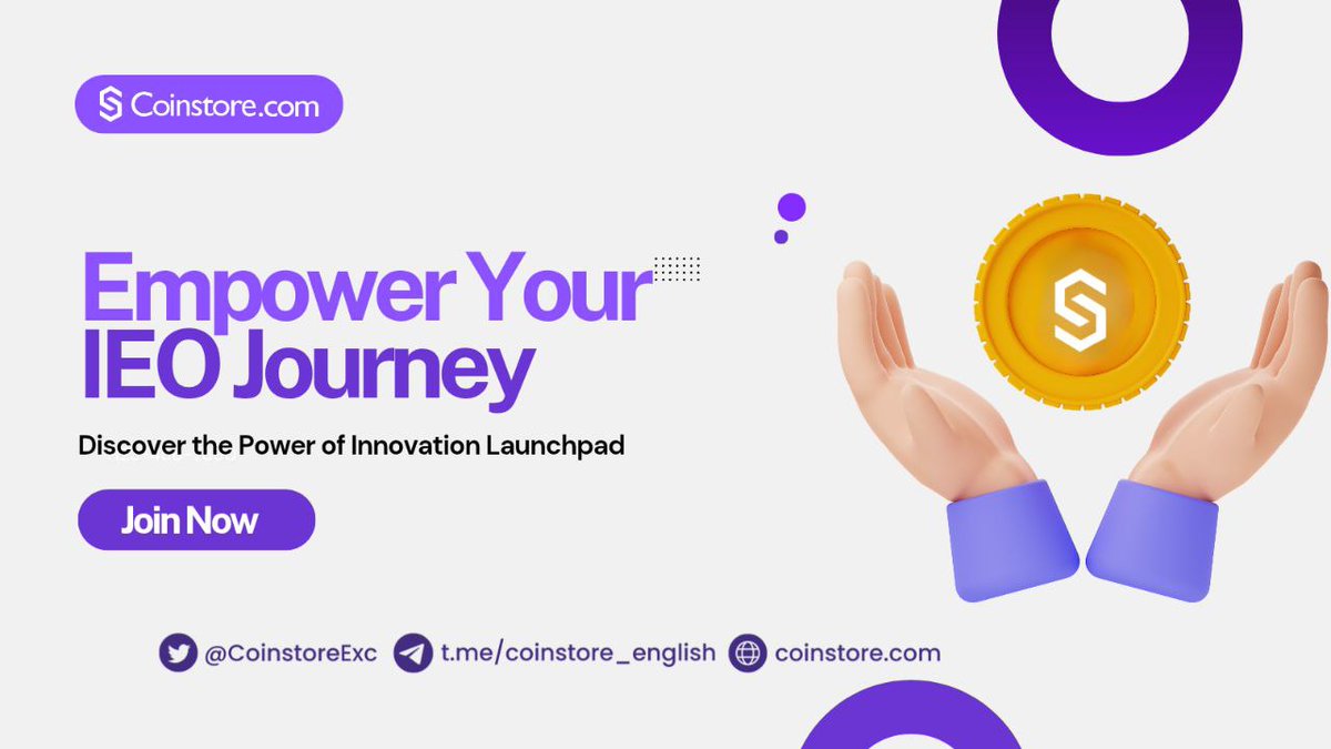 Japh Amos (@amoz_japh) on Twitter photo The crypto world sees cycles of ups and downs. While some projects fade, new ones shine, waiting to be discovered. Our <a href="/CoinstoreExc/">Coinstore</a> experts curate top blockchain projects on Launchpad. Will you uncover a winner today?
šh5.coinstore.vip/h5/signup?inviā¦
#launchpad #investment #coinstore The crypto world sees cycles of ups and downs. While some projects fade, new ones shine, waiting to be discovered. Our <a href="/CoinstoreExc/">Coinstore</a> experts curate top blockchain projects on Launchpad. Will you uncover a winner today?
šh5.coinstore.vip/h5/signup?inviā¦
#launchpad #investment #coinstore