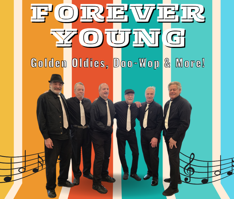 On Saturday May 31st we are very excited to welcome the Forever Young band as our next afternoon concert headliners.  Forever Young is recognized as one of the NY /NJ metro area’s premier Golden Oldies &amp; Doo-Wop party and dance bands. Register: bccls.libcal.com/event/14328838
