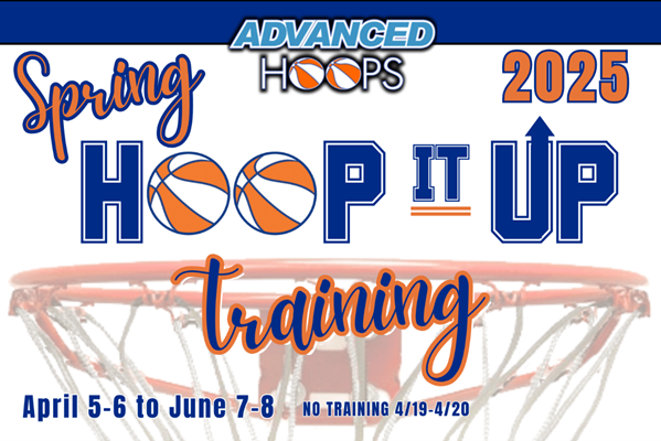 AdvancedHoops1's tweet image. Spring Hoop It Up classes start this weekend. Get your spot today! advancedhoops.com/2025springtrai…