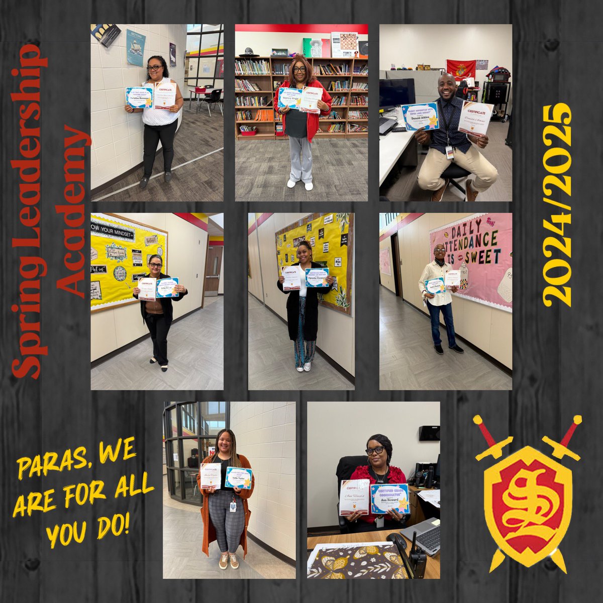 Shouting out our AMAZING paraprofessionals today! 💜
From the classroom to the hallways, you keep our campus running strong with heart, hustle, and so much care.
We appreciate you, we celebrate you, and we’re lucky to have you! 🙌💐

#ParaprofessionalAppreciation #LoveOurParas