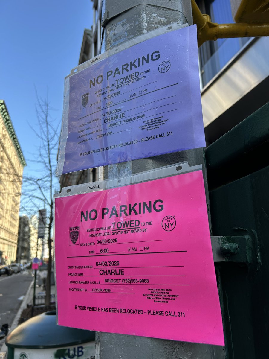 “Is This Thing On?” will be filming tomorrow around Crosby St. and Broome St. Cc <a href="/olv/">olv</a>