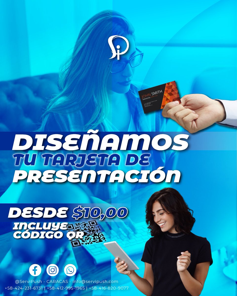 servipush's tweet photo. La primera impresión importa. 📇 Diseñamos tarjetas de presentación únicas y profesionales desde $10,00, que reflejan tu marca y destacan en cada oportunidad. 🖋️✨
💡 Invierte en tu imagen hoy. ¡Contáctanos!
#TarjetasDePresentación #ImpulsaTuMarca #ServiPush #DiseñoProfesional https://t.co/7sruhYryhP