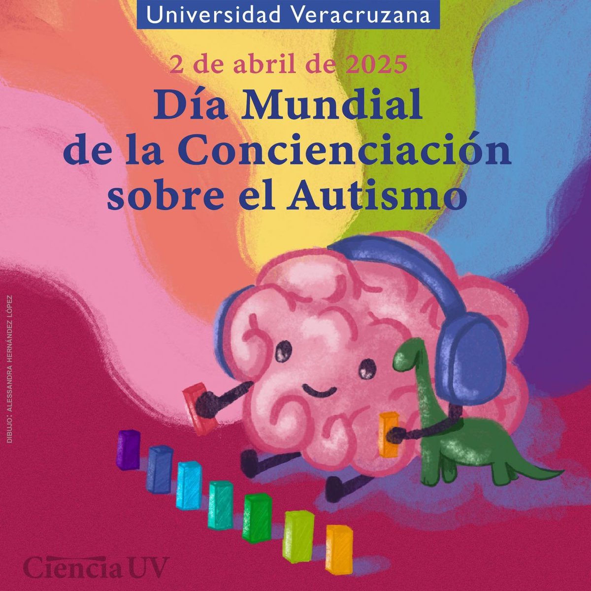 El #autismo no es un límite, es una forma única de ver y sentir el mundo. Cada persona en el espectro tiene su propia manera de comunicarse, aprender y amar, y eso es muy valioso.
#DíaMundialDelAutismo 
#UV_Diversa