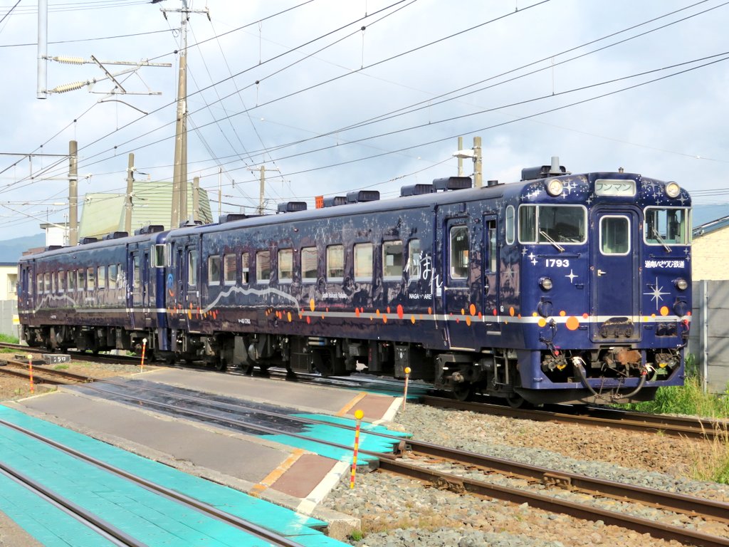 道南いさりび鉄道のキハ40-1793ながまれ号が苗穂に検査入場したよう