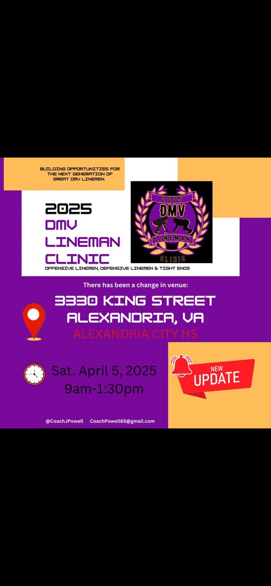 Looking for any DL/OL coaches interested in helping out Saturday!!