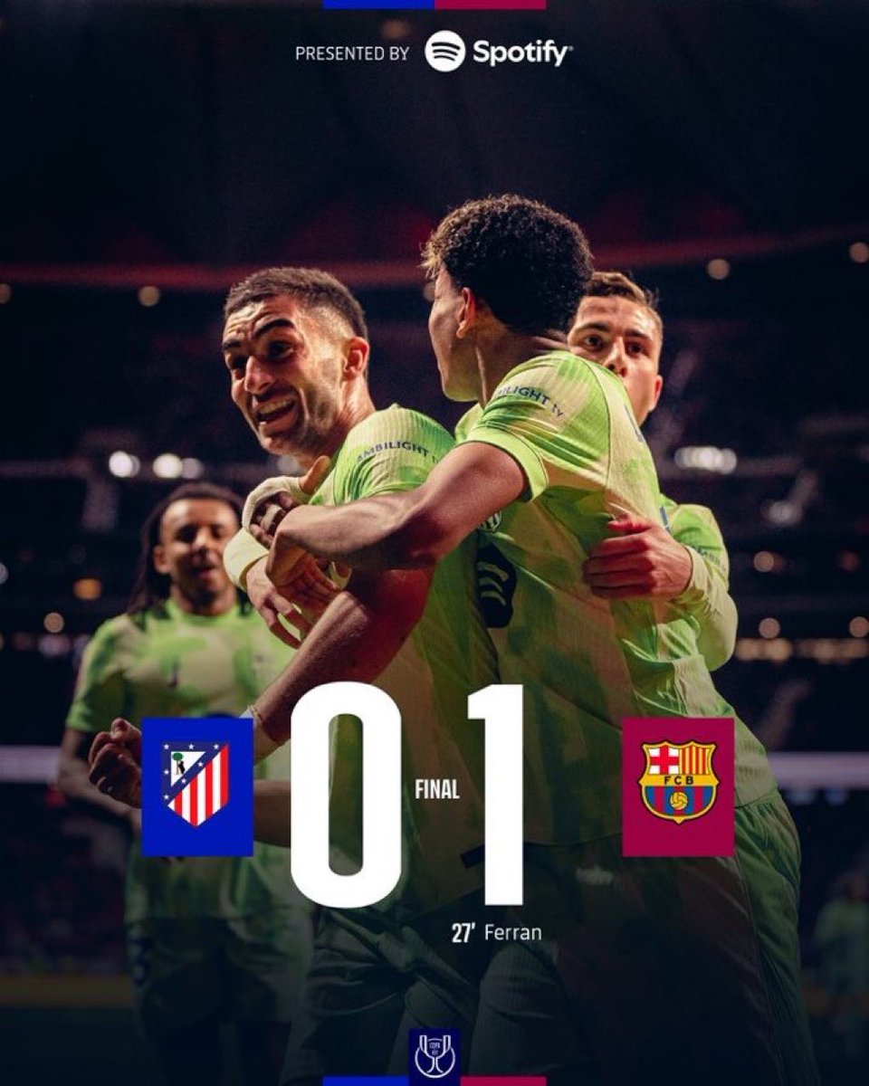 FINAL DEL PARTIDO Y NOS VAMOS PARA LA FINAL!!!! 💪🏼💪🏼💪🏼💪🏼 nos espera un clásico que va a ser muy interesante!! Este equipo tiene hambre, mucha hambre!!! TE QUIERO BARÇA!!! 💙♥️