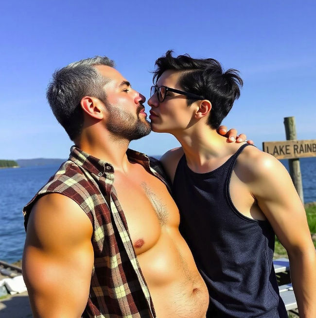 "What's gotten into you, son?"

"I wish I could tell you. Maybe it's the heat... maybe it's the stench of your nuts. Who cares what's gotten into me, Dad? All I care about is what you're going to put in me."

Whatever urges my boy had, I had them too. I needed to fuck him good.