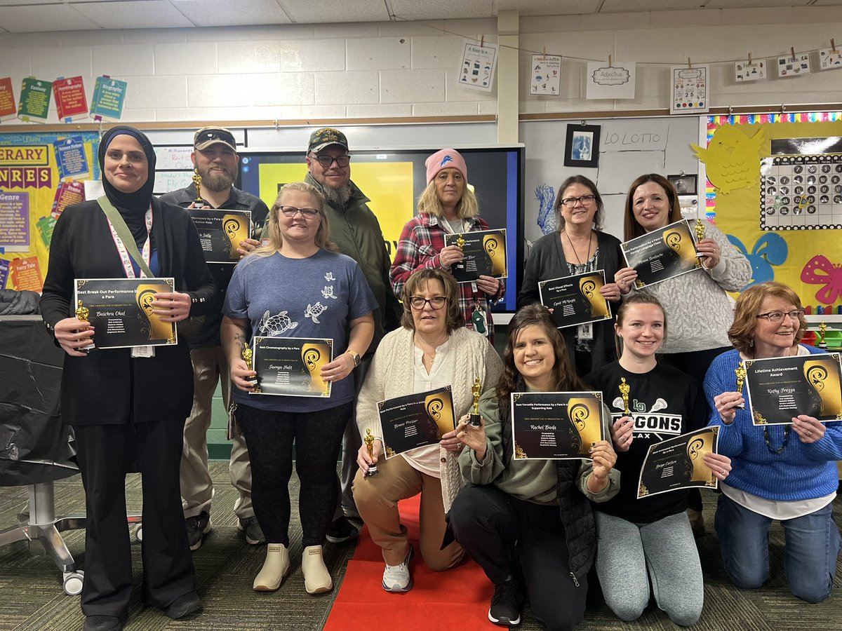 "Behind every successful teacher is a paraprofessional who helps bring the vision of a thriving classroom to life." Appreciative of all the amazing Para’s that I work with everyday.  Happy Paraprofessional Appreciation Day, to all of these unsung heroes who protect our thunder!