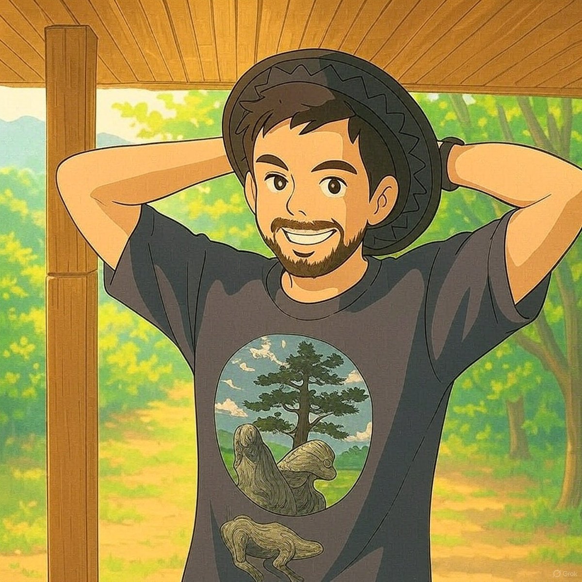 Ghibli art studio by grok😍