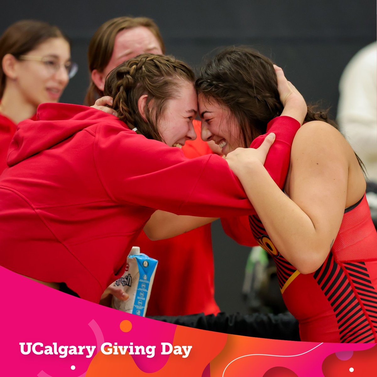 The wrestling teams are grappling with excitement anticipating this year’s #UCalgaryGivingDay!🤼

Make an impact on our student-athletes lives! All gifts made are matched 1:1, up to $2,500 while funds last.

Double your impact and gift today!

➡️ godinos.com/giving-day-2025

#GoDinos