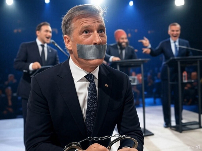 🚨BREAKING: <a href="/MaximeBernier/">Maxime Bernier</a> just scored a KNOCKOUT against the establishment!🚨

In January of this year, the Leaders' Debate Commission flipped the script, ditching 4% voter support for 4% [rigged] polls to keep Max OUT. Yesterday, they upheld their decision. Sneaky, right?

But