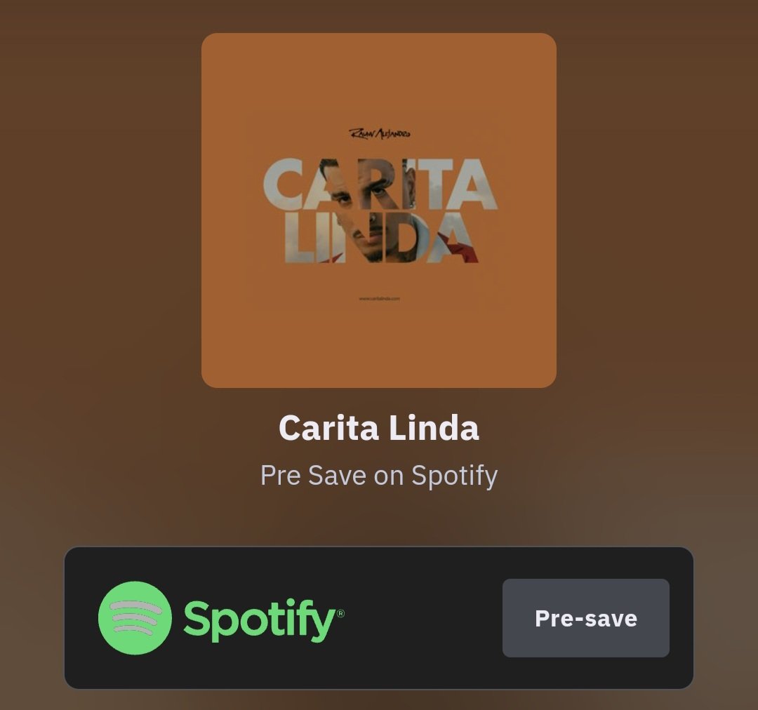 🚨 CARITA LINDA

👤 RAUW ALEJANDRO

🗓 10 DE ABRIL