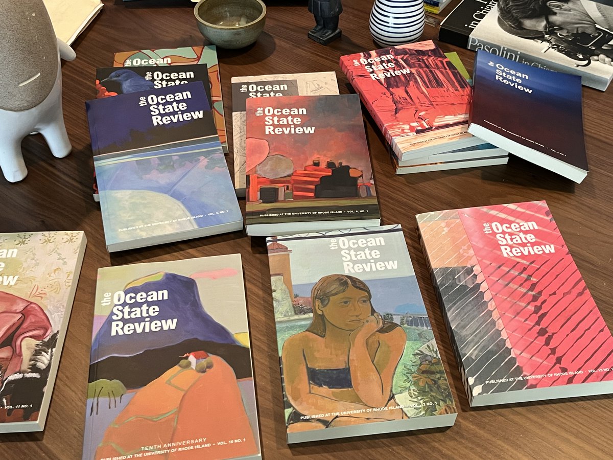 OSRJournal's tweet image. Hello everyone, Charles Kell here. Quick note: I have stepped down as editor of the Ocean State Review after ten plus years. It's been an absolute blast working with all the amazing poets, writers, artists. 

Looking forward to see what Aggie Savage and the new folks do next!