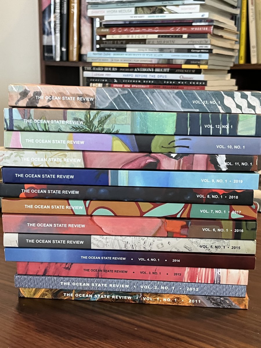 OSRJournal's tweet image. Hello everyone, Charles Kell here. Quick note: I have stepped down as editor of the Ocean State Review after ten plus years. It's been an absolute blast working with all the amazing poets, writers, artists. 

Looking forward to see what Aggie Savage and the new folks do next!