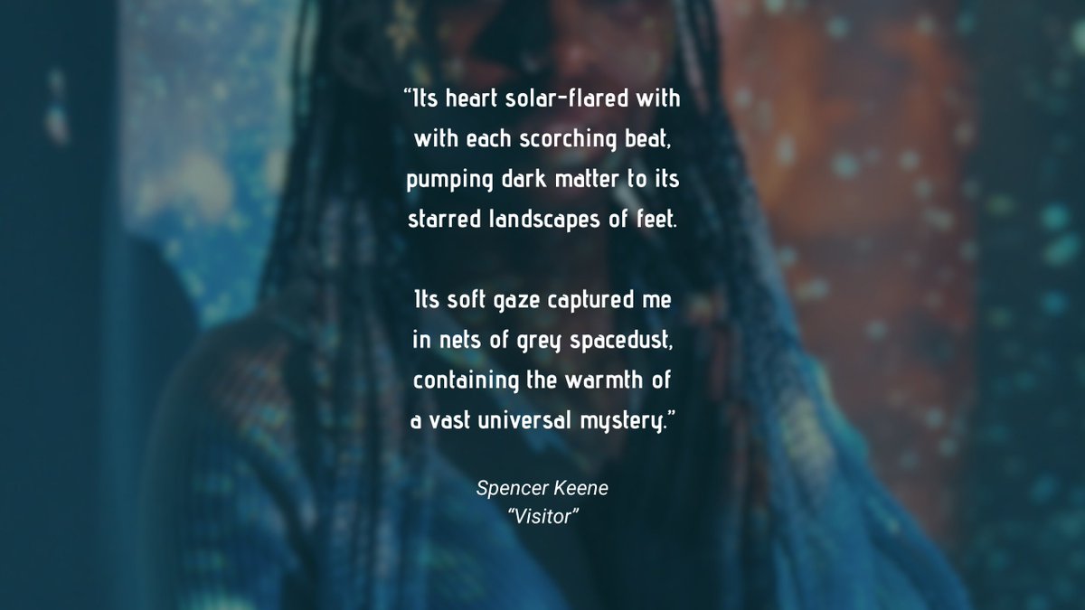 "The cosmos is within us. We are made of star-stuff. We are a way for the universe to know itself." ~ Carl Sagan ✨🪐🌌
In this speculative poem, Spencer Keene depicts the body of an otherworldly visitor bedecked with familiar celestial trappings.
softstarmagazine.com/p/visitor